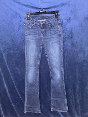 Rock & Republic Women's Mid Wash Blue Flare Jeans